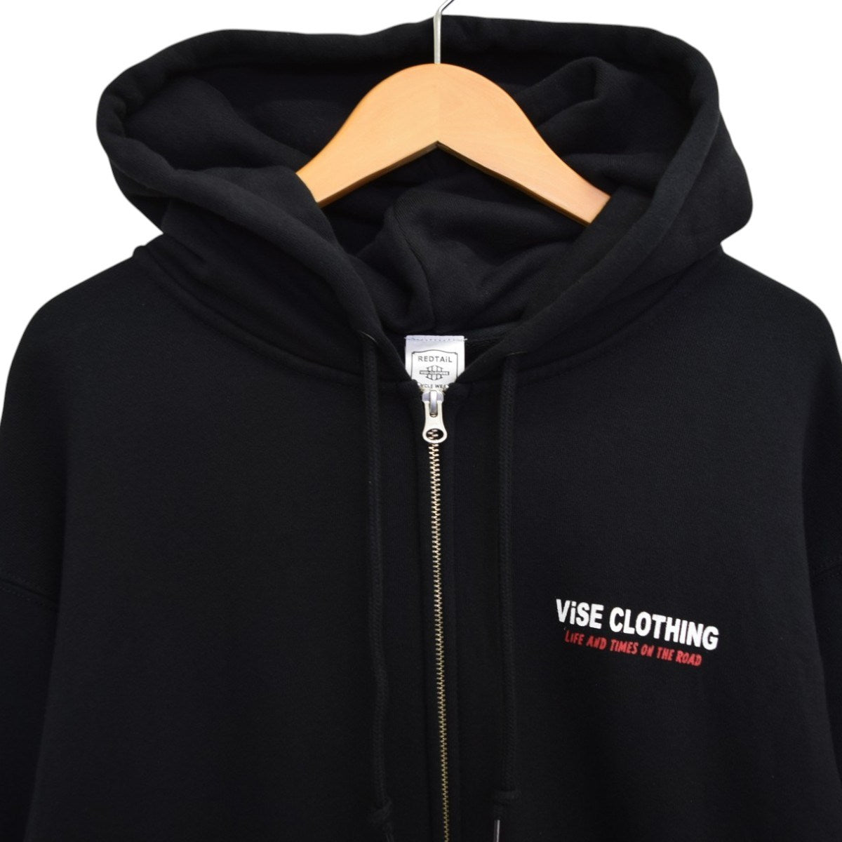 RED TAiL ViSE CLOTHiNG V-EAGLE Heavy Weight Full Zip Parkaジップパーカー 古着・中古-4枚目のアイテム画像