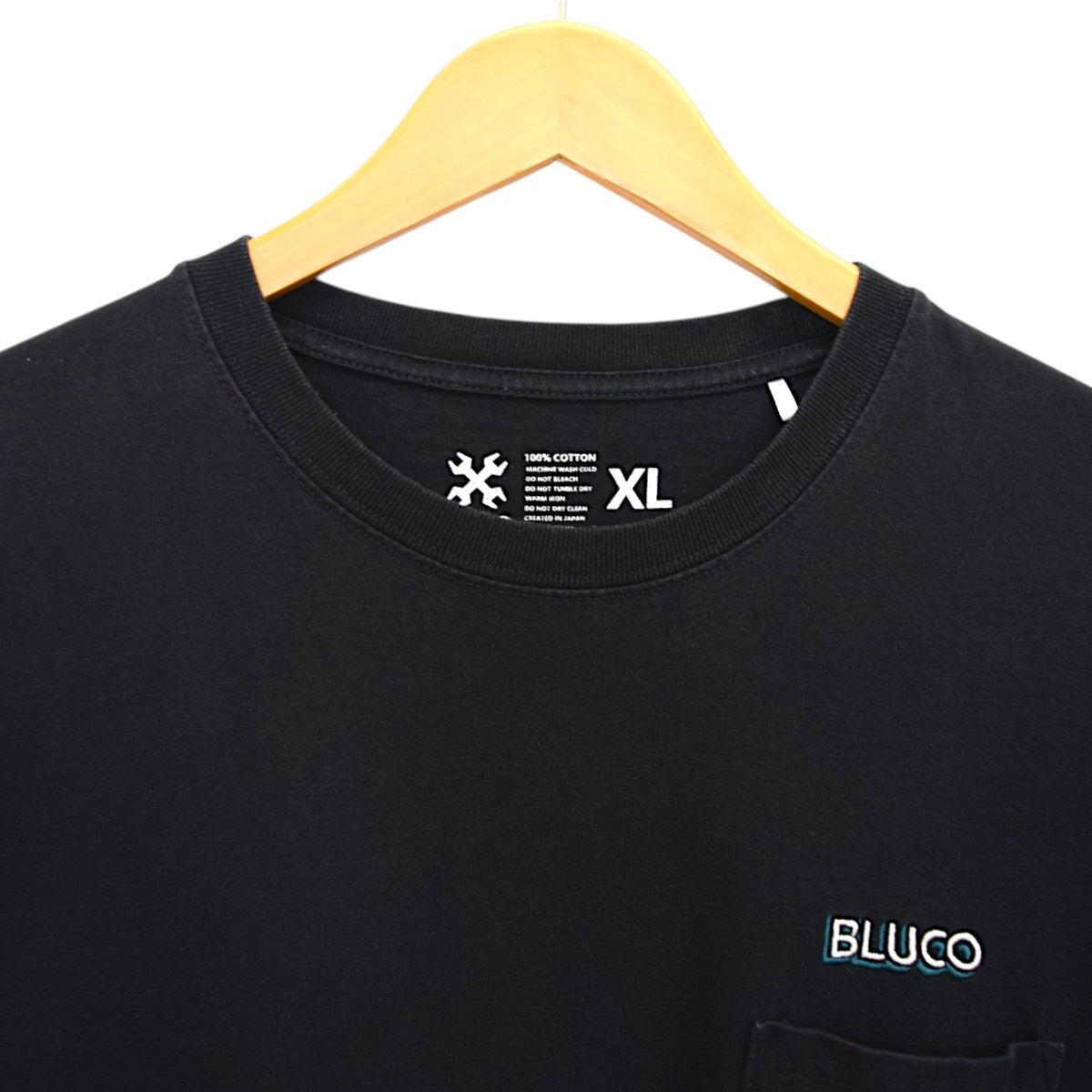 BLUCO WORK GARMENT ロゴ刺繍ポケットTシャツ 古着・中古-3枚目のアイテム画像