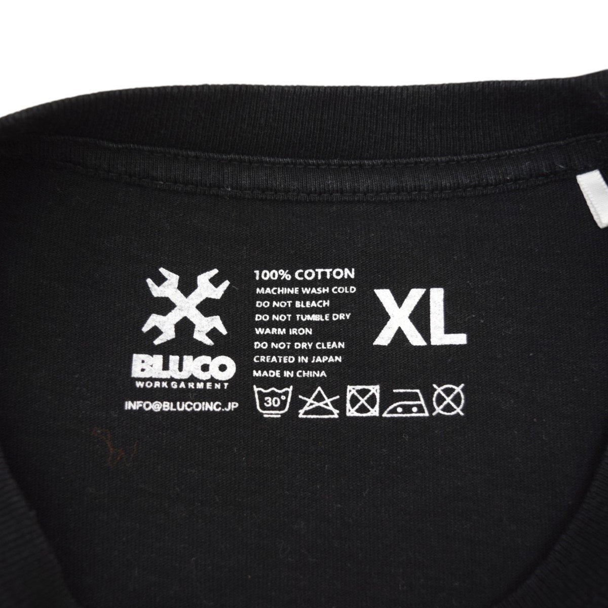 BLUCO WORK GARMENT ロゴ刺繍ポケットTシャツ 古着・中古-6枚目のアイテム画像