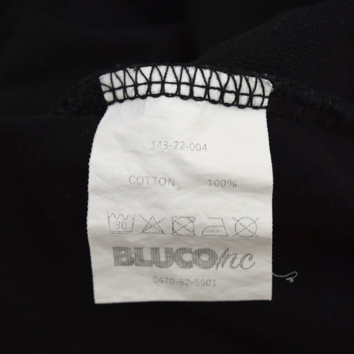 BLUCO WORK GARMENT ロゴ刺繍ポケットTシャツ 古着・中古-7枚目のアイテム画像