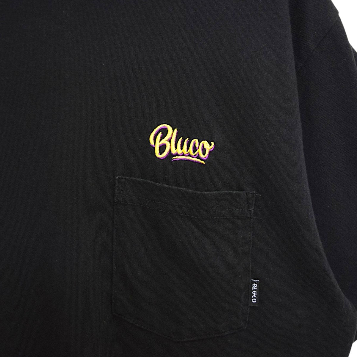 BLUCO WORK GARMENT ロゴ刺繍ポケットTシャツ 古着・中古-4枚目のアイテム画像
