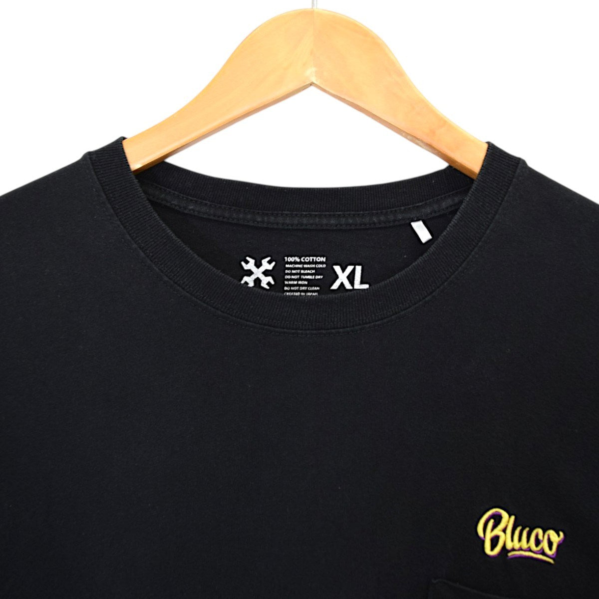 BLUCO WORK GARMENT ロゴ刺繍ポケットTシャツ 古着・中古-3枚目のアイテム画像