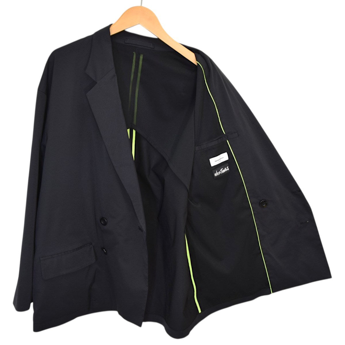 MAGIC STICK×WILD THINGS BOXY DOUBLE JACKETナイロンツイルダブル