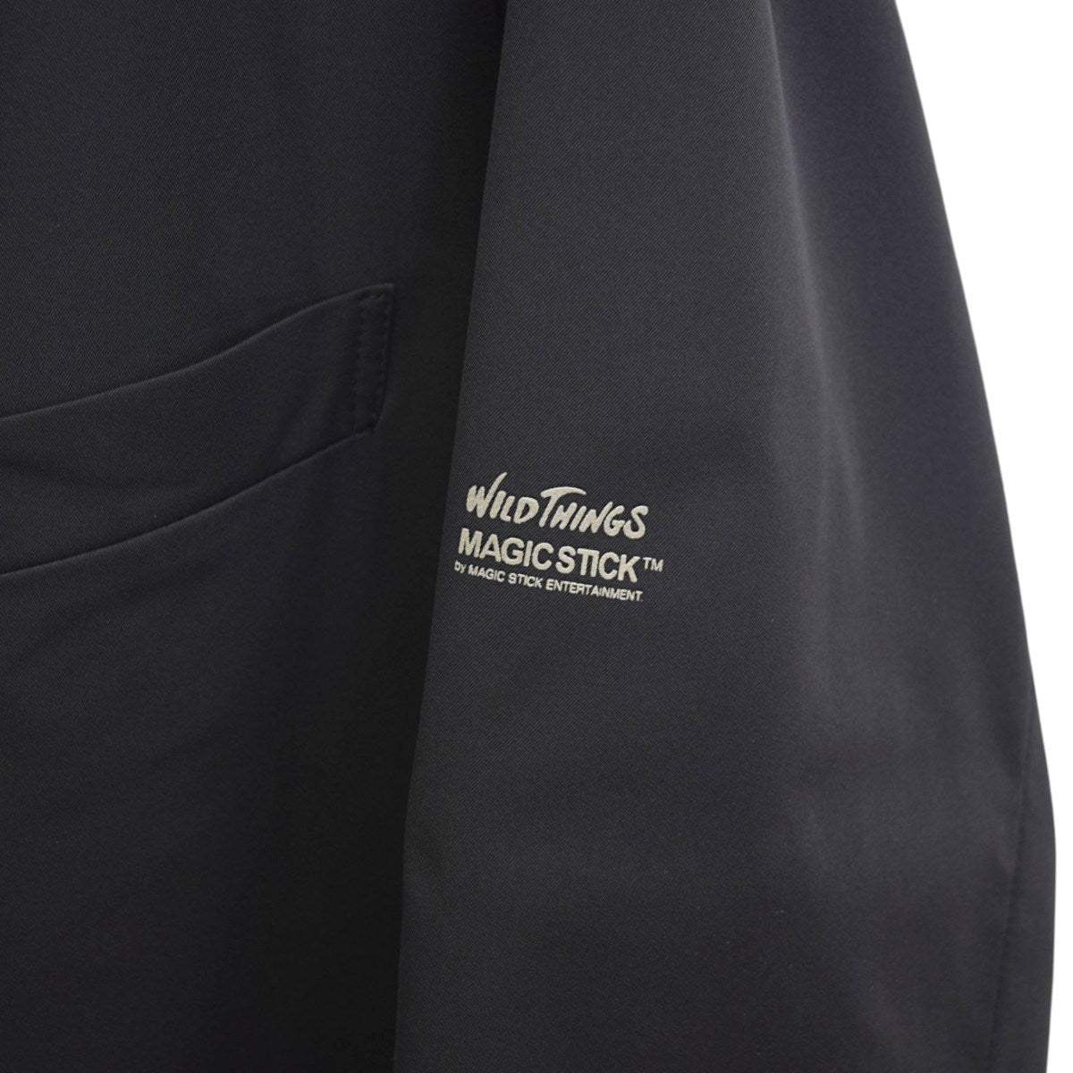MAGIC STICK×WILD THINGS BOXY DOUBLE JACKETナイロンツイルダブルジャケット 古着・中古-5枚目のアイテム画像