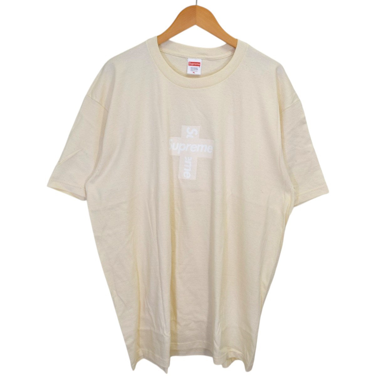 Supreme Cross Box Logo Teeクロスボックスロゴ プリントTシャツ 2020AW 古着・中古-1枚目のアイテム画像