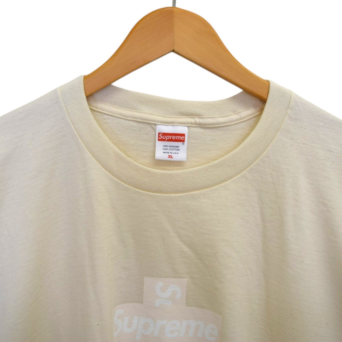 Supreme Cross Box Logo Teeクロスボックスロゴ プリントTシャツ 2020AW 古着・中古-3枚目のアイテム画像
