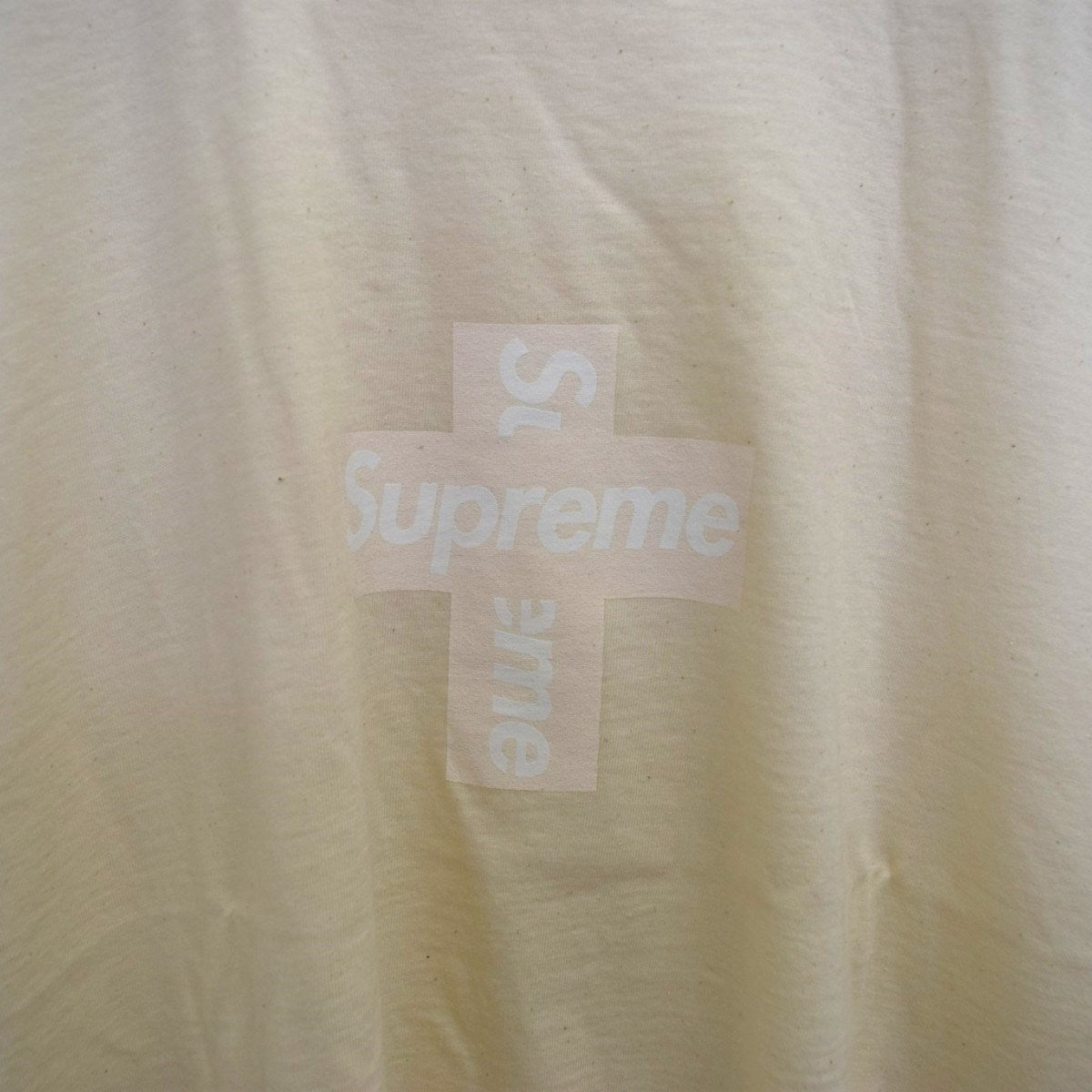 Supreme Cross Box Logo Teeクロスボックスロゴ プリントTシャツ 2020AW 古着・中古-4枚目のアイテム画像