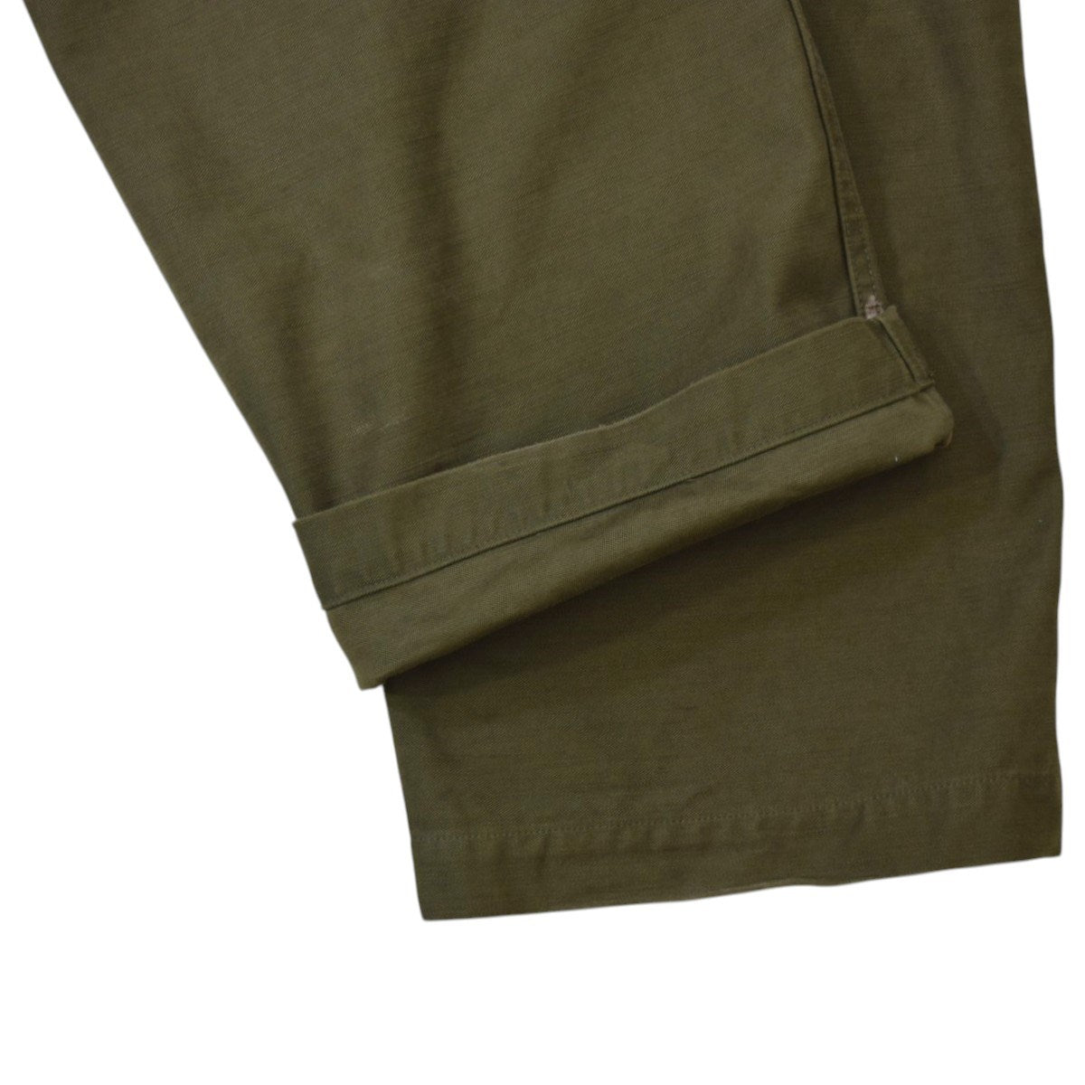 AURALEE WASHED BAGGY SATIN BLEACHED BAKER PANTSバギーブリーチベイカーパンツA25AP01BP 古着・中古-6枚目のアイテム画像