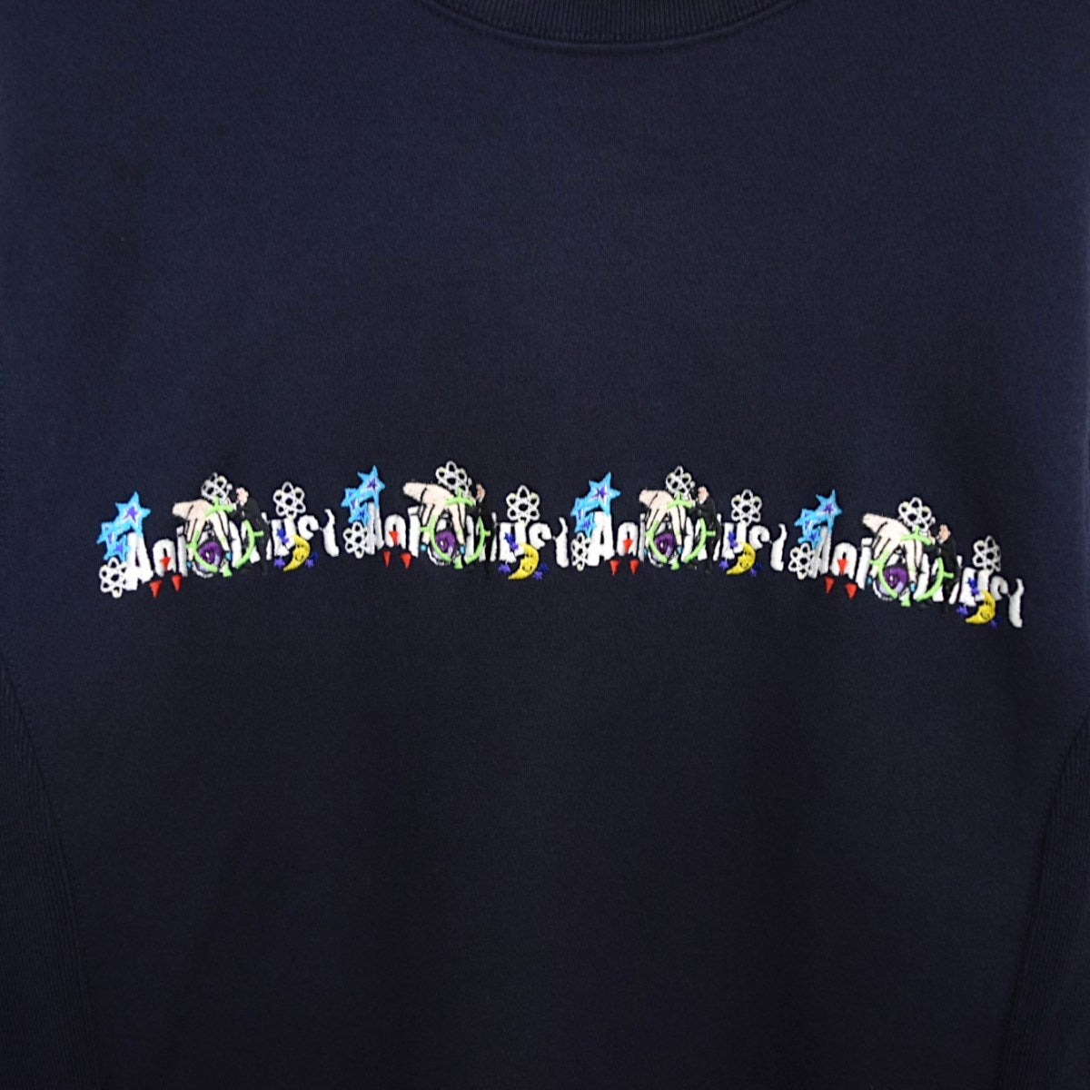 AOI INDUSTRY 葵産業 TARGET CREW NECK刺繍クルーネックスウェット 古着・中古-4枚目のアイテム画像