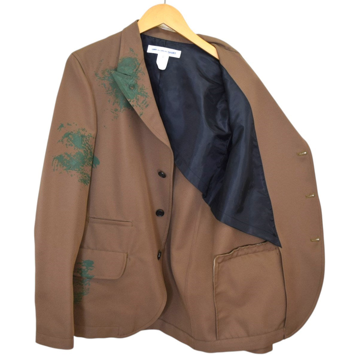 COMME des GARCONS SHIRT Woven Hand Printed Jacketプリント ジャケット 2024SSFM-J502 古着・中古-3枚目のアイテム画像