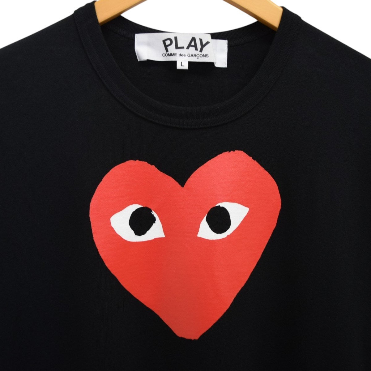 PLAY COMME des GARCONS ハートプリントTシャツ 古着・中古-3枚目のアイテム画像