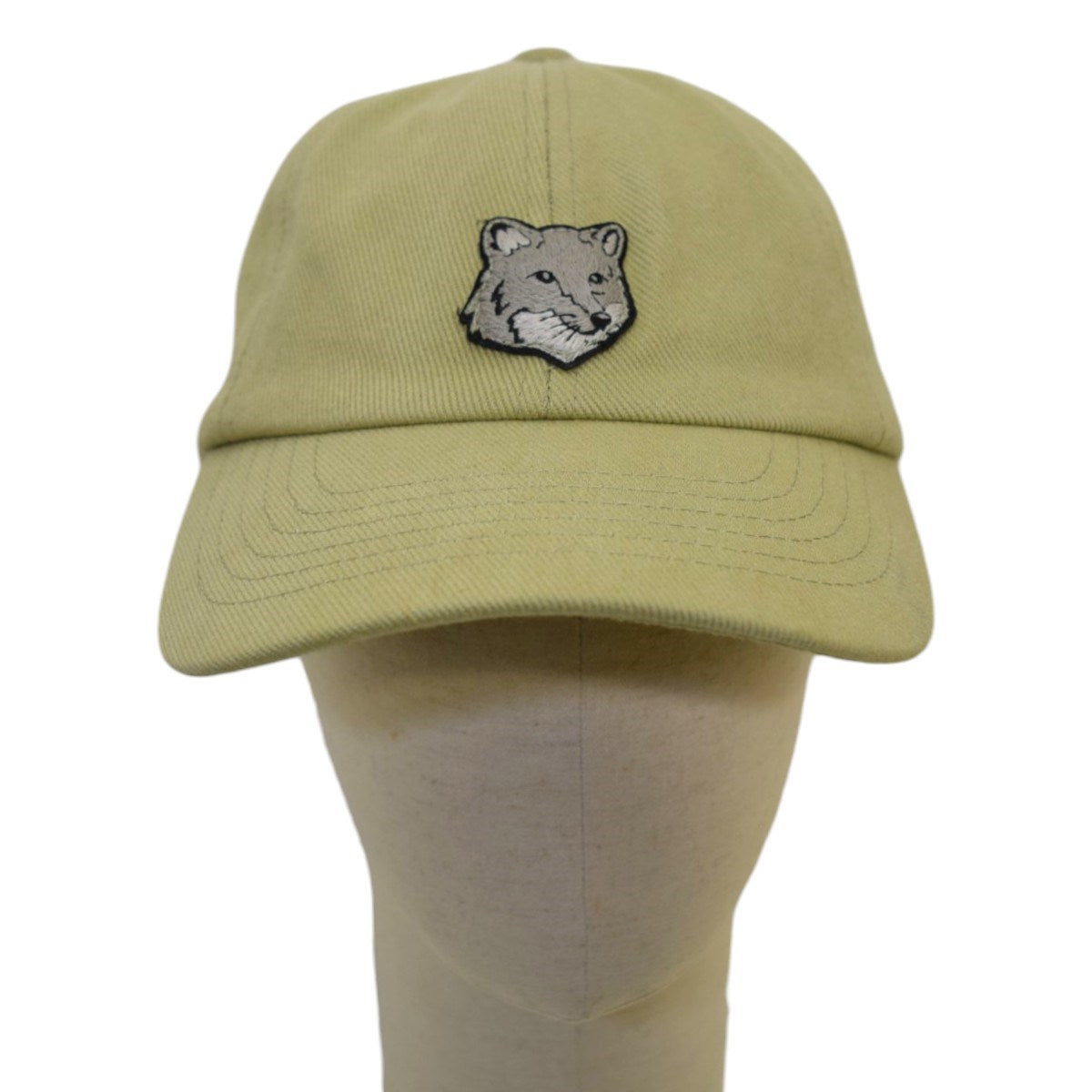 MAISON KITSUNE FOX HEAD CAPフォックスヘッドベースボールキャップMM06104WW0096 古着・中古-2枚目のアイテム画像