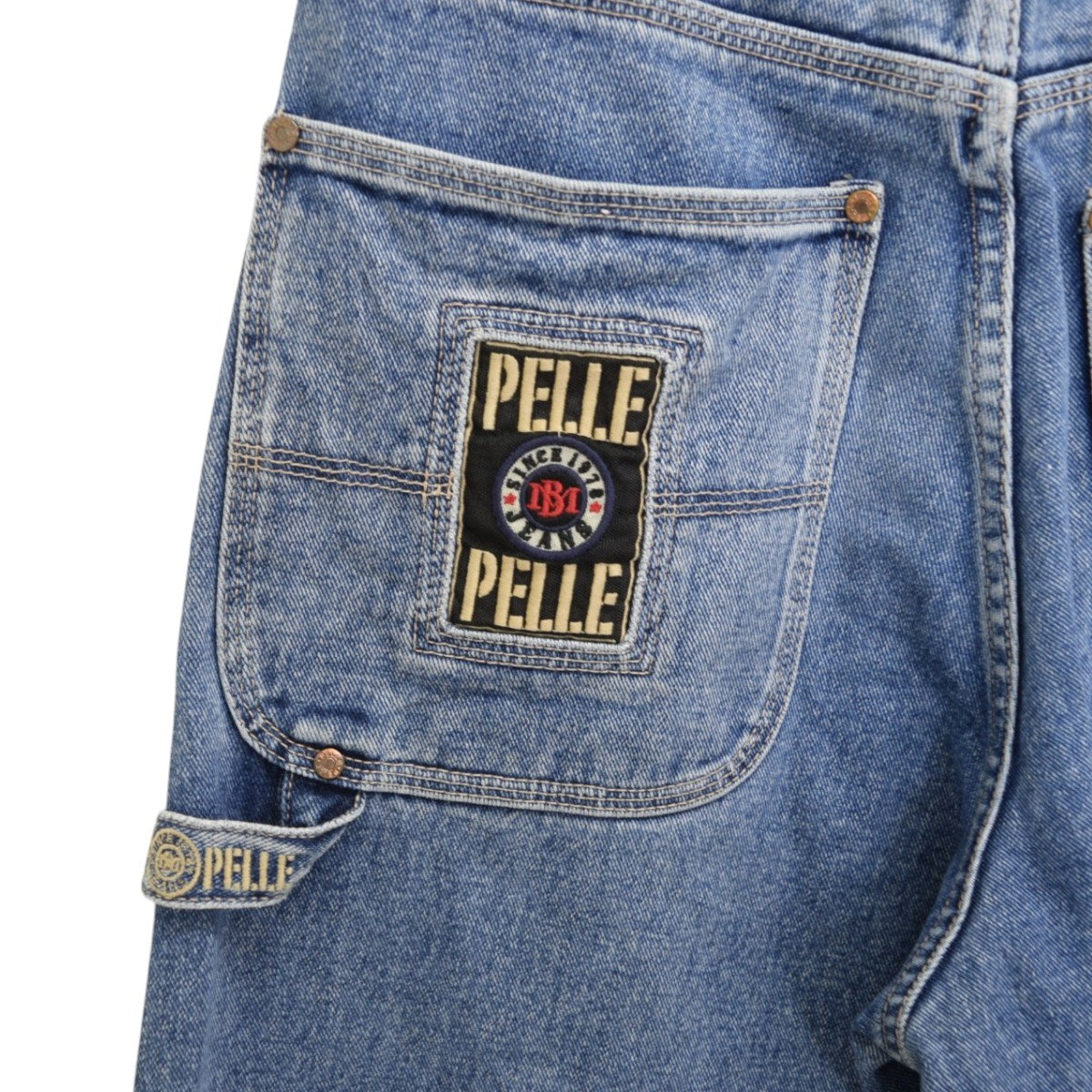 pellepelle バギーペインターデニムパンツ 90Sヴィンテージ 古着・中古-3枚目のアイテム画像