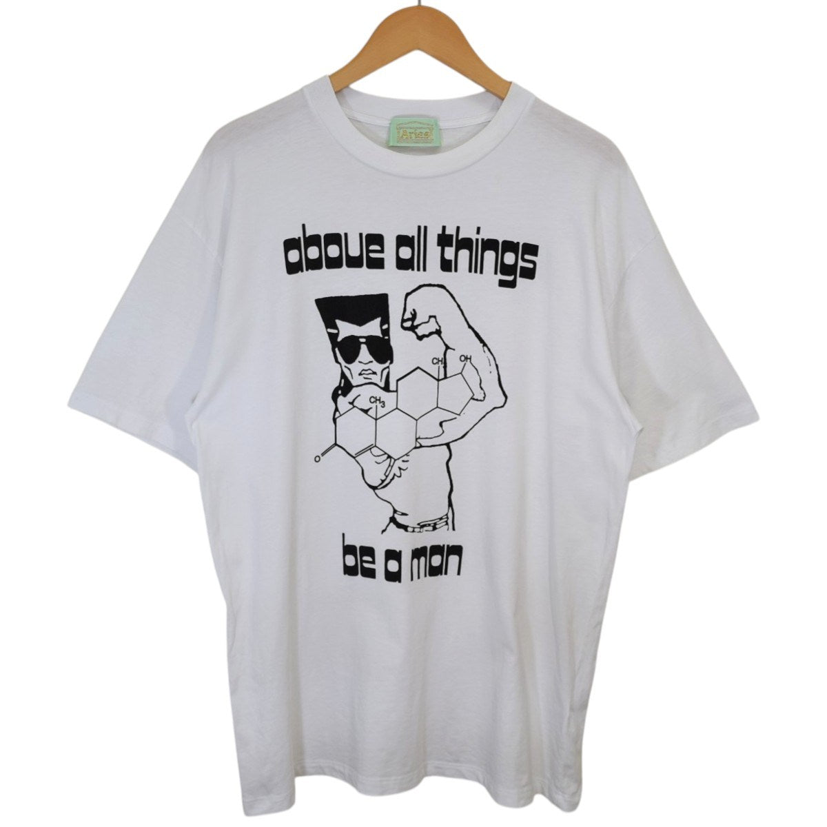 ARIES Be A Man TeeプリントTシャツ 古着・中古-1枚目のアイテム画像