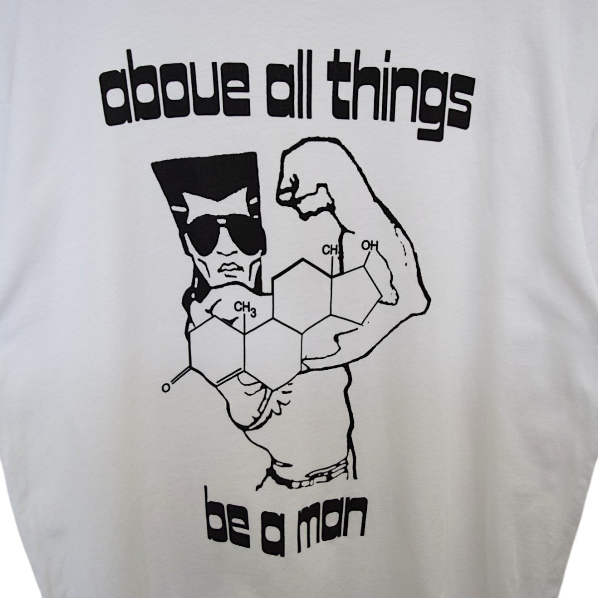 ARIES Be A Man TeeプリントTシャツ 古着・中古-4枚目のアイテム画像