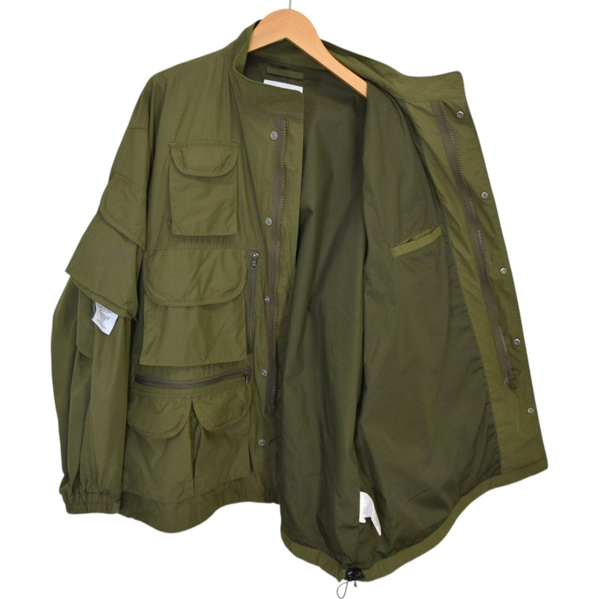 WTAPS MODULAR JACKET／NYCO．TUSSAHナイロンコットンミリタリージャケット202BRDT-JKM01 古着・中古-3枚目のアイテム画像