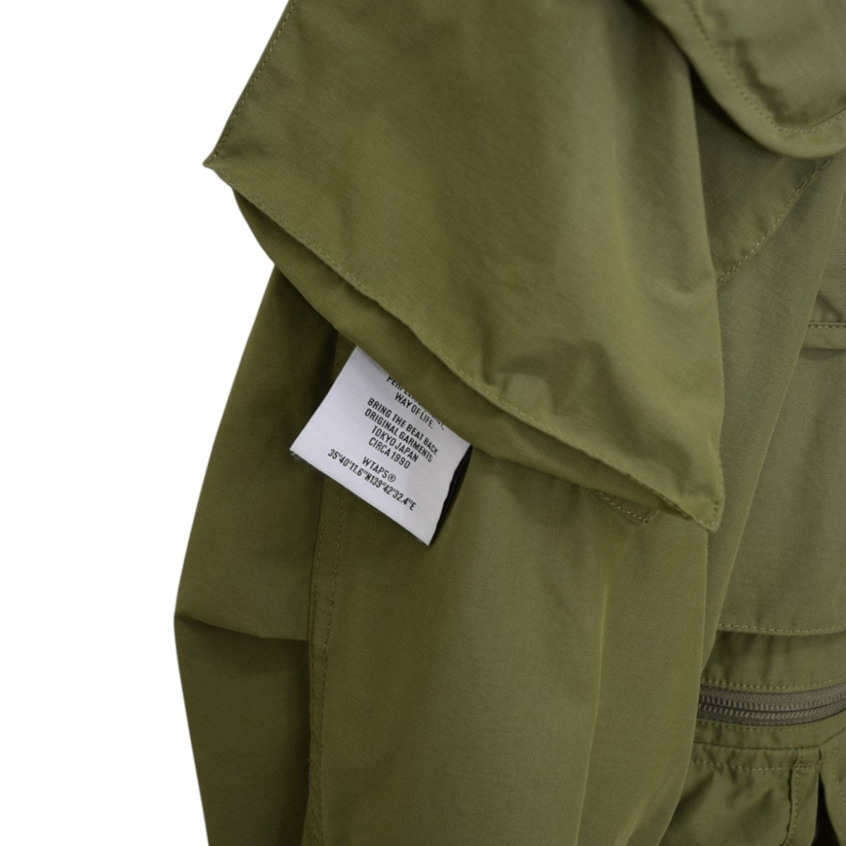 WTAPS MODULAR JACKET／NYCO．TUSSAHナイロンコットンミリタリージャケット202BRDT-JKM01 古着・中古-5枚目のアイテム画像