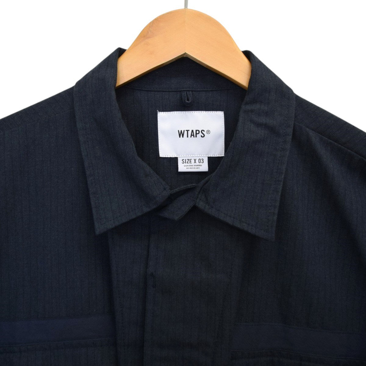 WTAPS JMOD 01／LS／NYCO．RIPSTOP．IDENTITYナイロンコットンミリタリージャケット232WVDT-SHM03 古着・中古-4枚目のアイテム画像