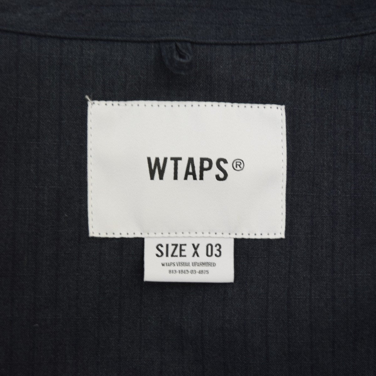 WTAPS JMOD 01／LS／NYCO．RIPSTOP．IDENTITYナイロンコットンミリタリージャケット232WVDT-SHM03 古着・中古-7枚目のアイテム画像