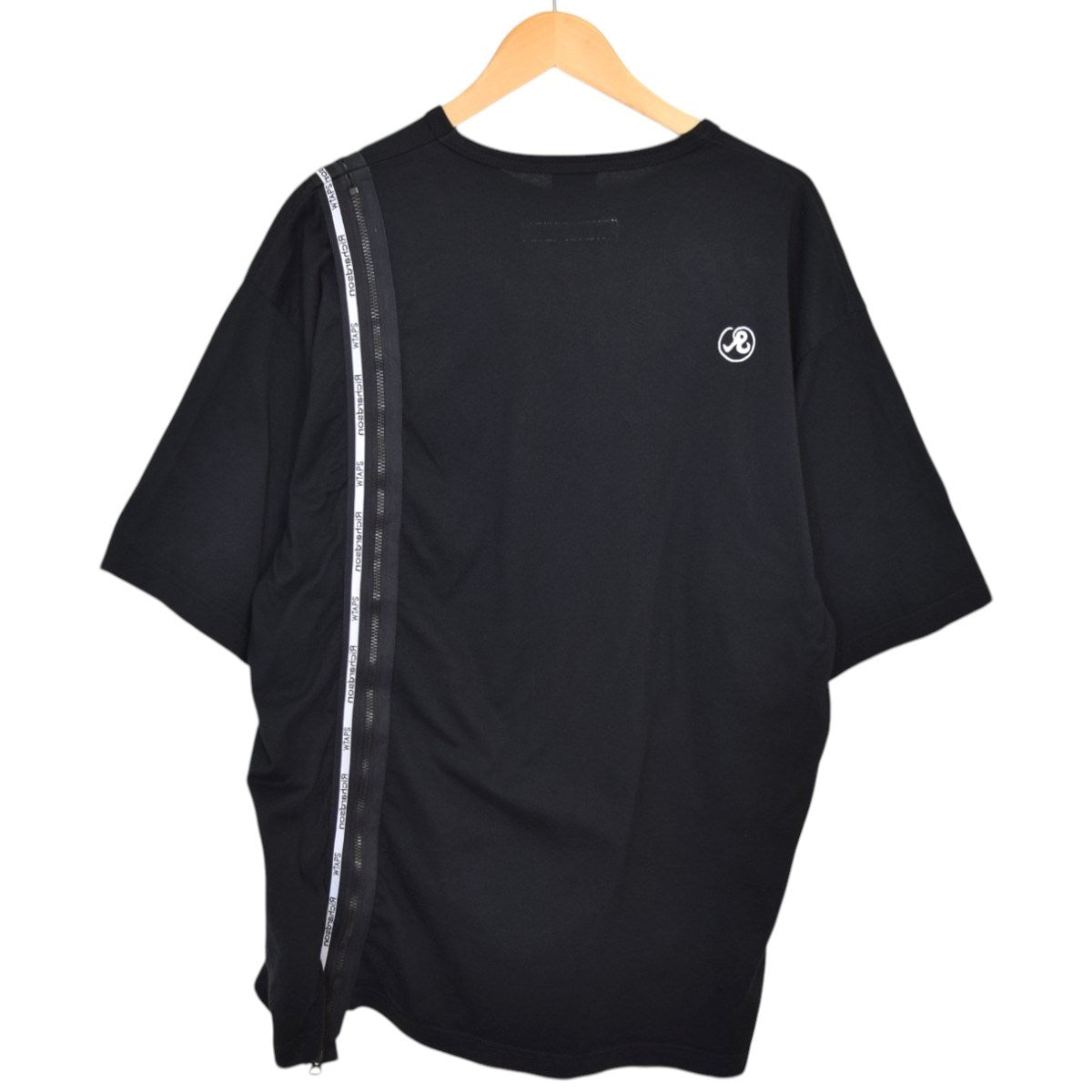 WTAPS×Richardson BIZZ SS／COTTON．RICHARDSONジップデザインTシャツ202ATRID-CSM01S 古着・中古-2枚目のアイテム画像