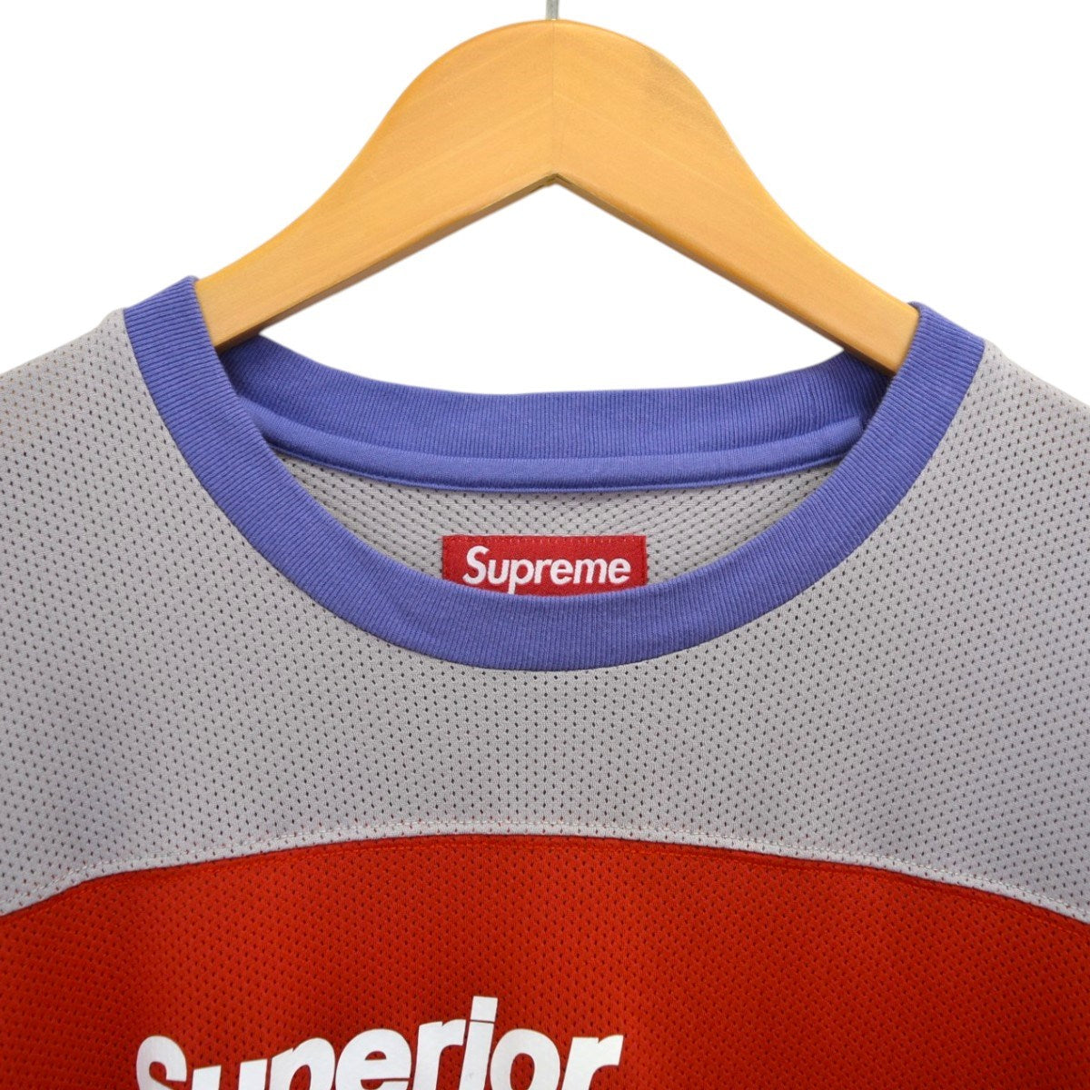 Supreme Arabic Mesh L／S Topメッシュロングスリーブカットソー 古着・中古-3枚目のアイテム画像