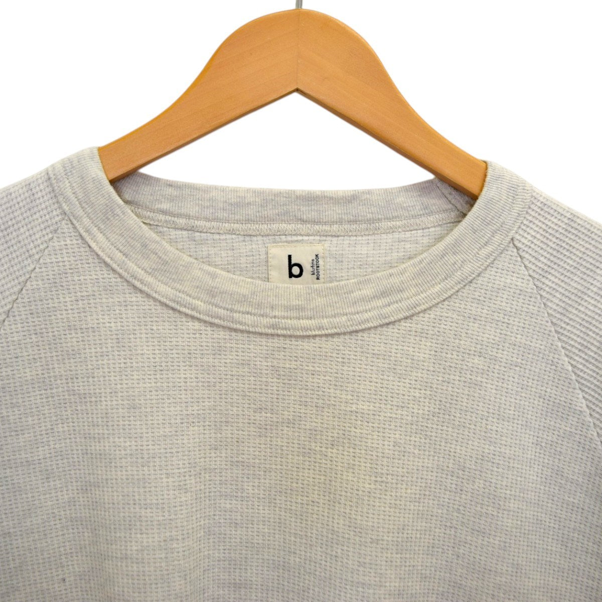 blurhms Rough＆Smooth Thermal Raglan TeeサーマルラグランTシャツbrOOTS24S21 古着・中古-3枚目のアイテム画像