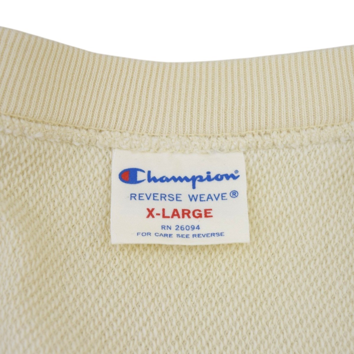 Champion リバースウィーブショートスリーブスウェットシャツC8-B016 古着・中古-4枚目のアイテム画像