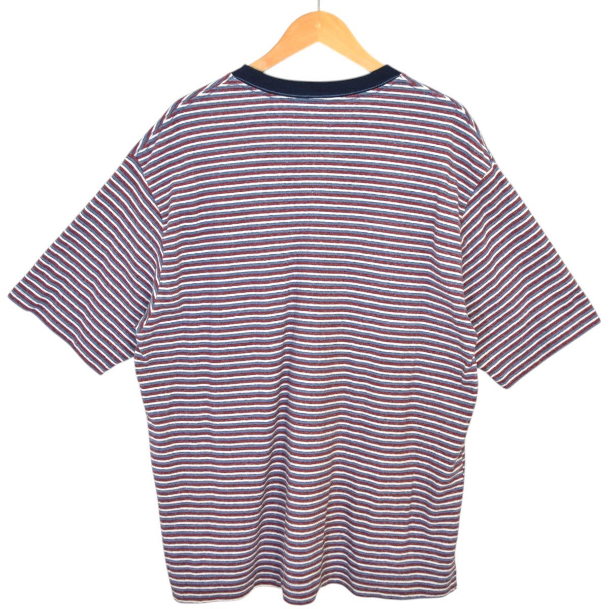 MANUAL ALPHABET Multi Border SS TeeボーダーTシャツ 古着・中古-2枚目のアイテム画像