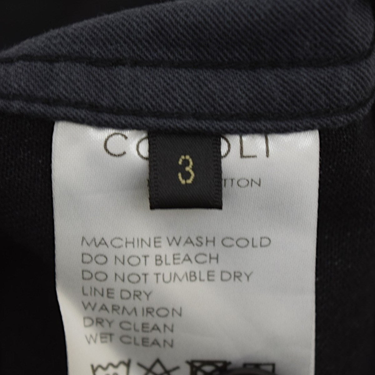 COMOLI ダンガリー ドローストリングパンツR01-03005 古着・中古-8枚目のアイテム画像