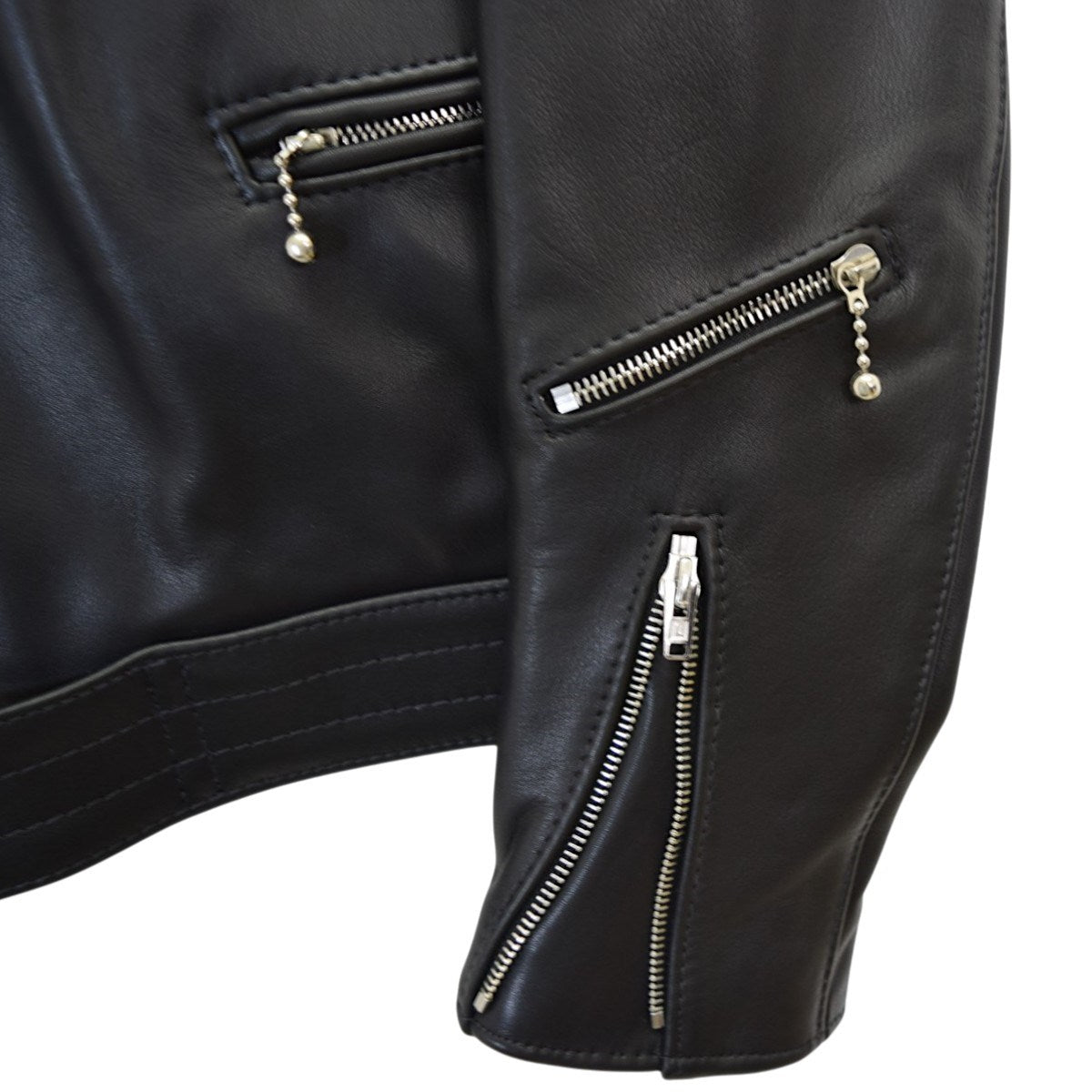 Lewis Leathers TIGHT FIT CYCLONEサイクロン カウハイドダブルライダースジャケット441T 古着・中古-5枚目のアイテム画像