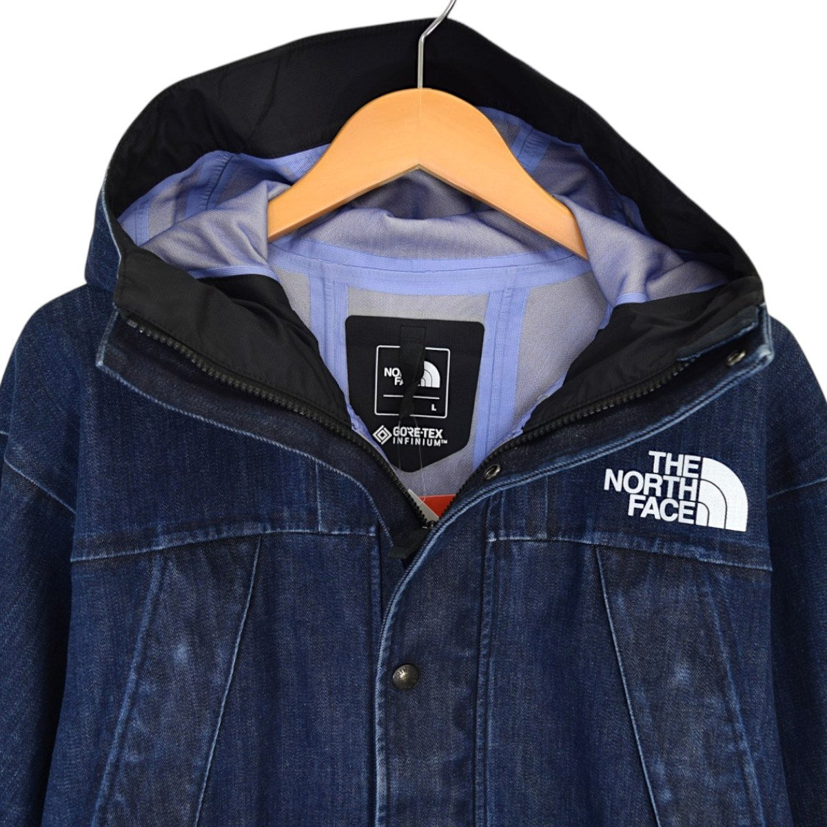 THE NORTH FACE GTX Denim Mountain Jacketゴアテックス デニムマウンテンパーカー 直営店限定NP61931R 古着・中古-4枚目のアイテム画像