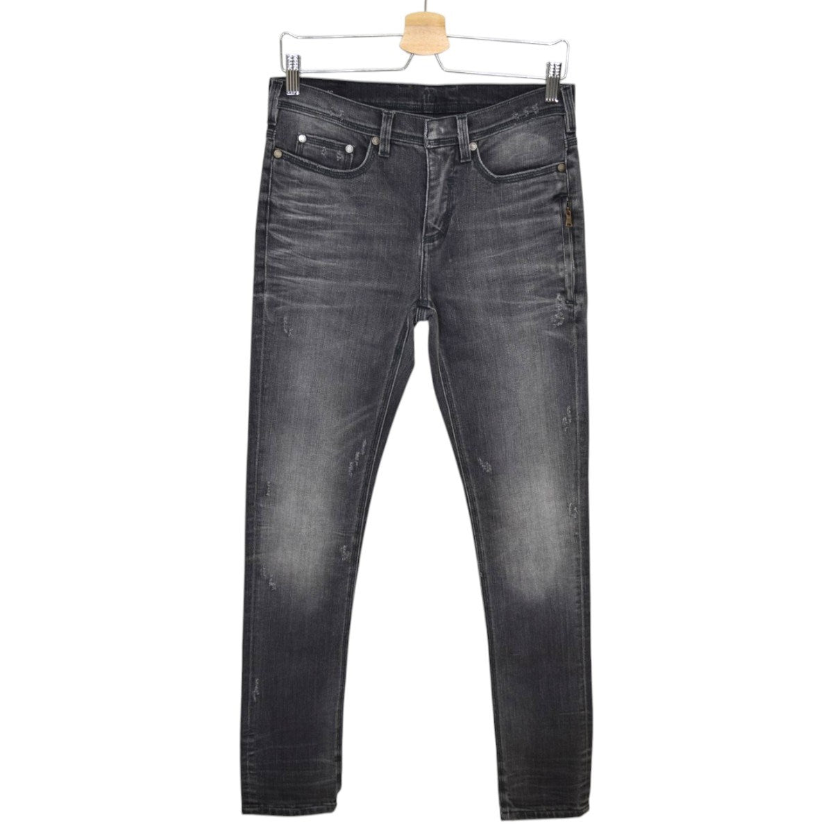 NEIL BARRETT SUPER SKINNY FITダメージ加工スキニーデニムパンツPBDE102 T6803 古着・中古-1枚目のアイテム画像