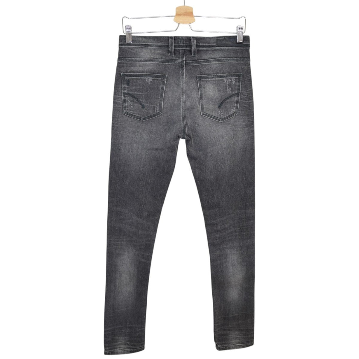 NEIL BARRETT SUPER SKINNY FITダメージ加工スキニーデニムパンツPBDE102 T6803 古着・中古-2枚目のアイテム画像