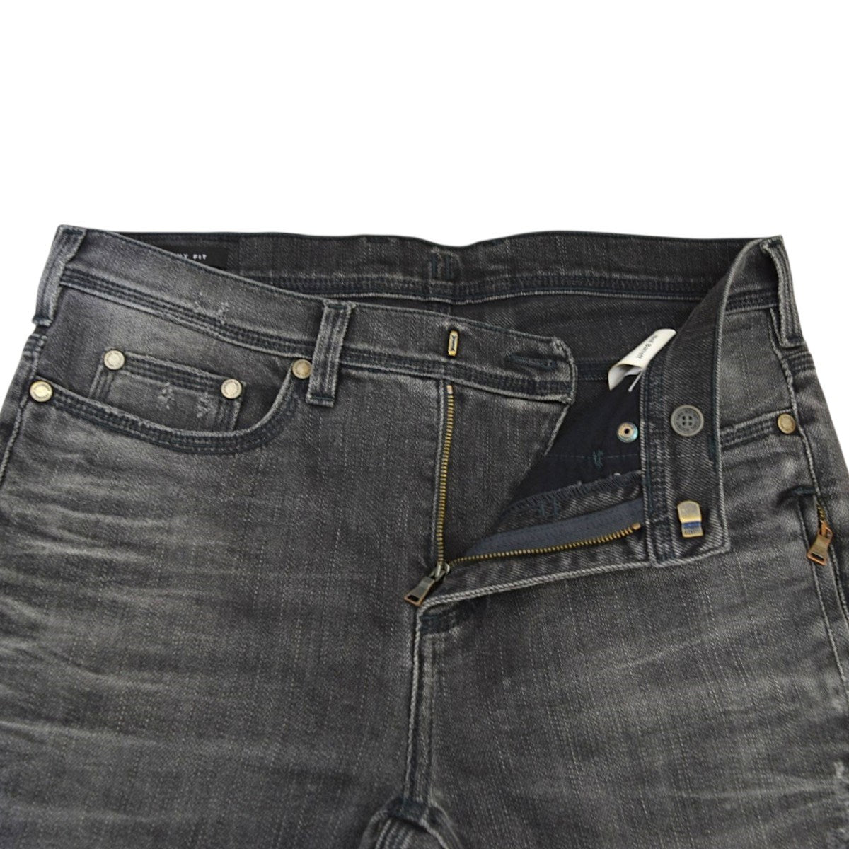 NEIL BARRETT SUPER SKINNY FITダメージ加工スキニーデニムパンツPBDE102 T6803 古着・中古-3枚目のアイテム画像