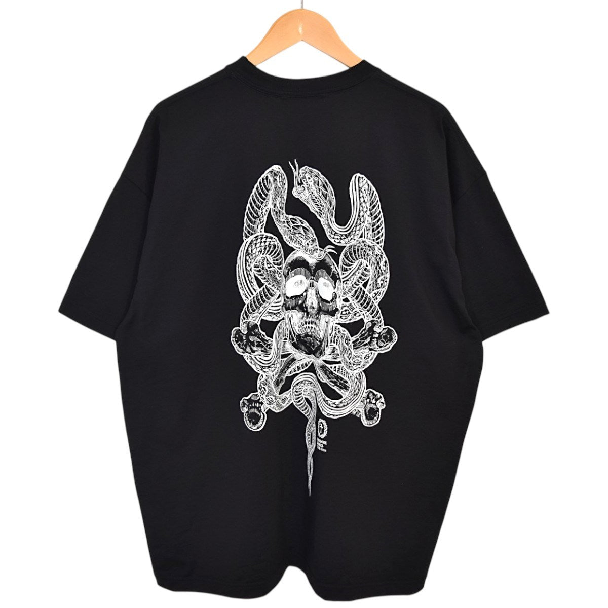 ANTIDOTE BUYERS CLUB ASIC Oversized S／S Tee (Skull N’ Snake)プリントTシャツ 2026SS 古着・中古-1枚目のアイテム画像