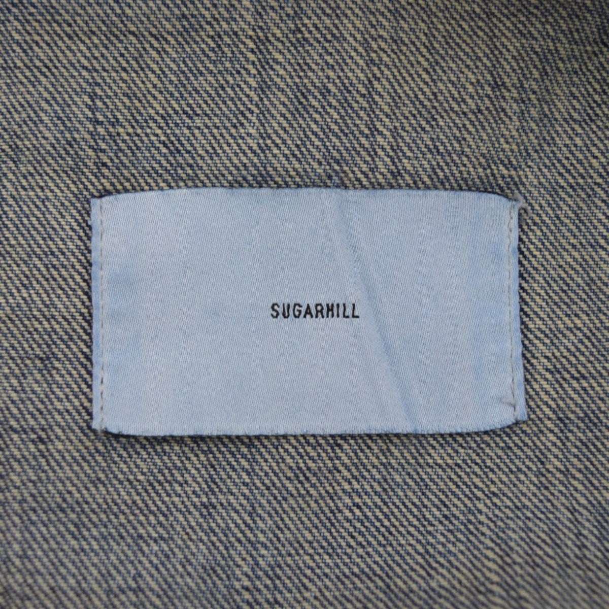 SUGARHILL×UNUSED FADED DOUBLE KNEE DENIM PANTS PRODUCTED BY UNUSEDダメージ加工デニムパンツ22SSSU02 古着・中古-8枚目のアイテム画像