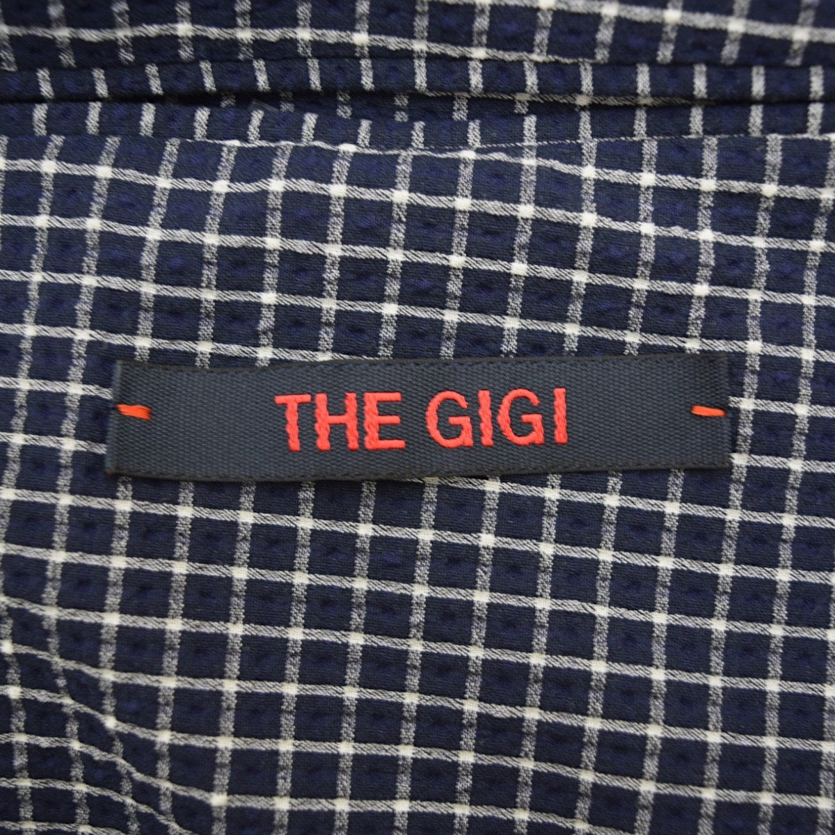 THE GIGI DEGAS2シアサッカーチェック3Bジャケット 古着・中古-6枚目のアイテム画像