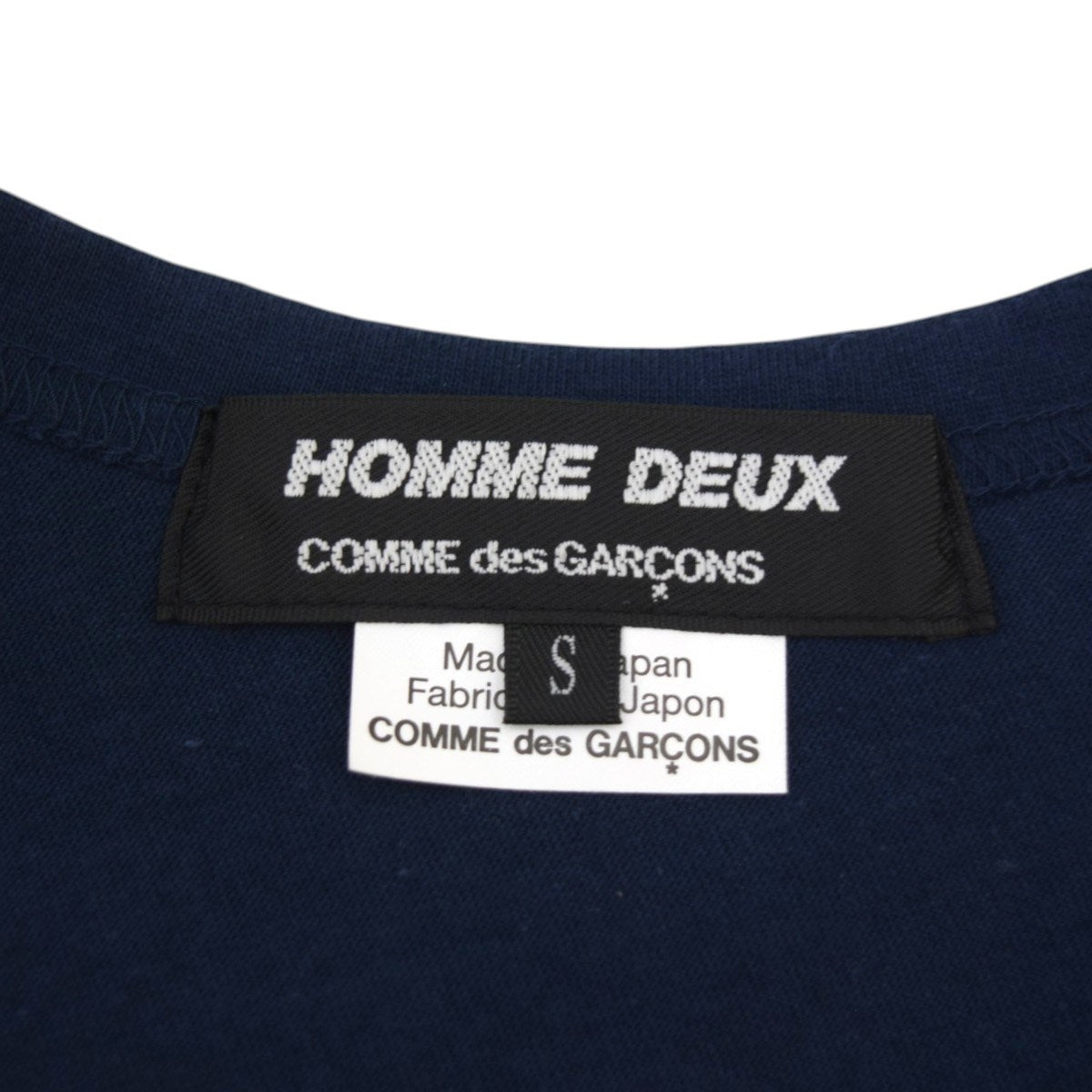 COMME des GARCONS HOMME DEUX デザインヘムTシャツ 2025SSDO-T001 古着・中古-6枚目のアイテム画像
