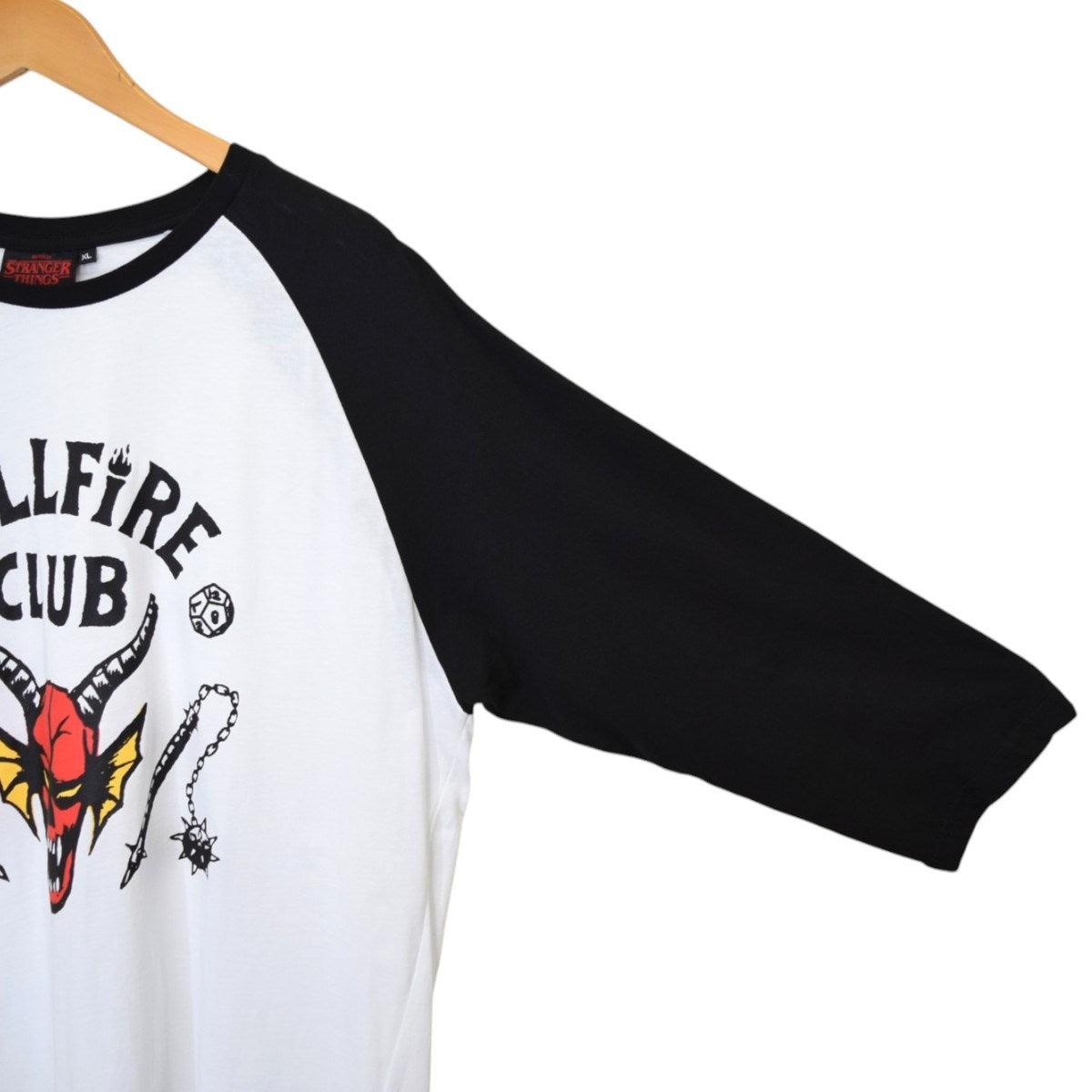 NETFLIX公式HELLFIRE CLUBラグランカットソー