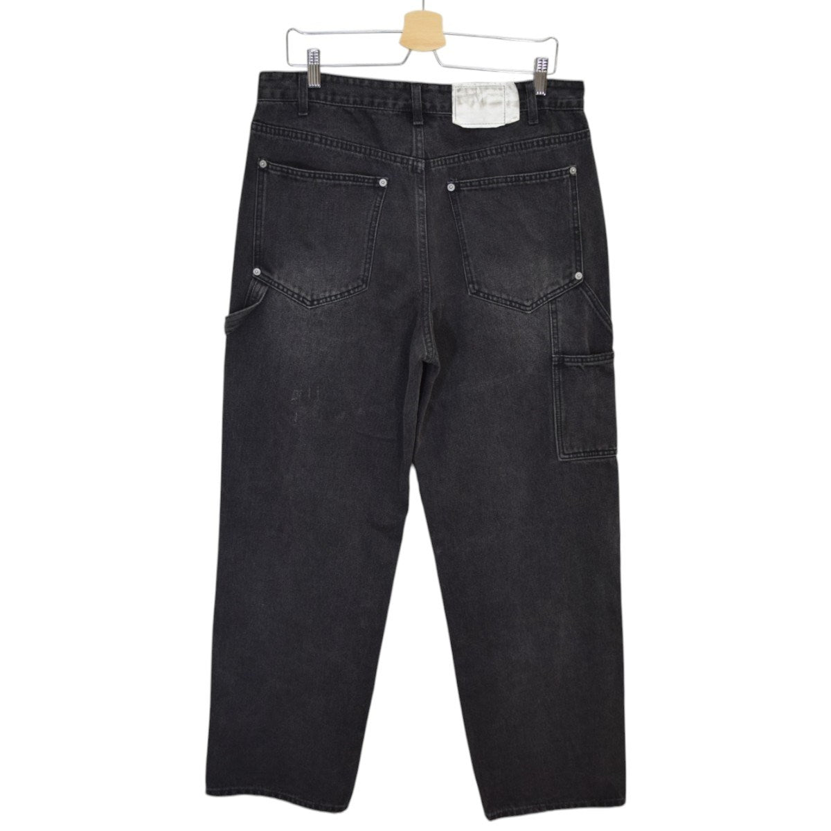 Denim Carpenter Pantダメージ加工ダブルニーデニムペインターパンツ