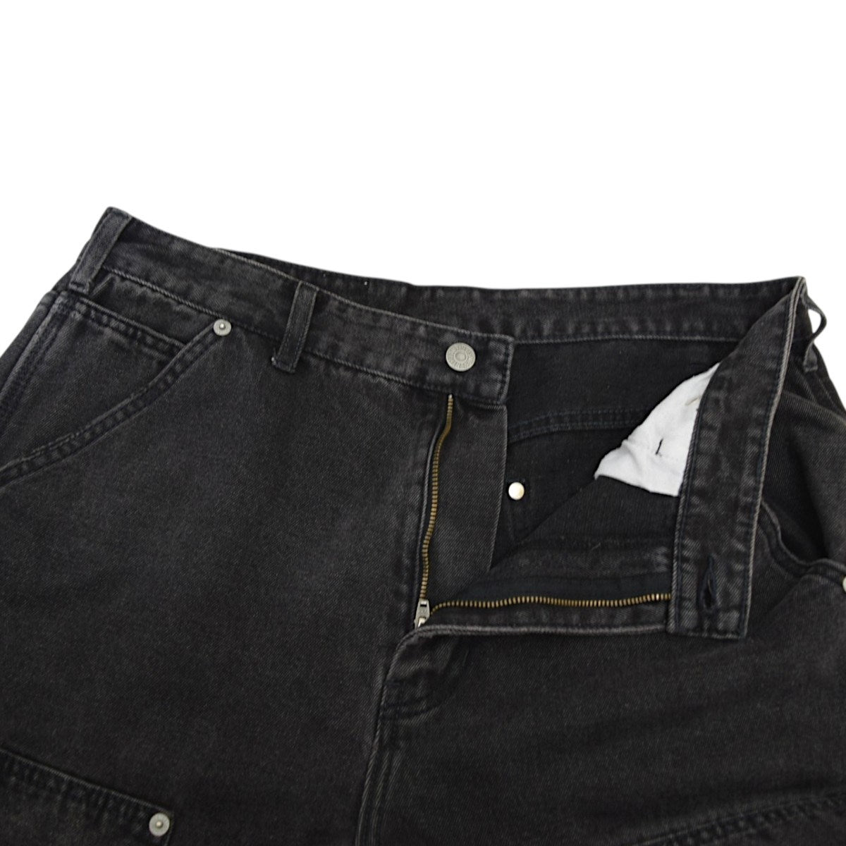 Denim Carpenter Pantダメージ加工ダブルニーデニムペインターパンツ