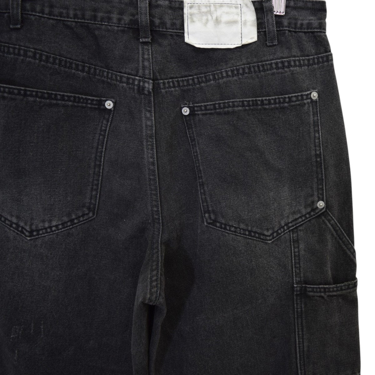 Denim Carpenter Pantダメージ加工ダブルニーデニムペインターパンツ