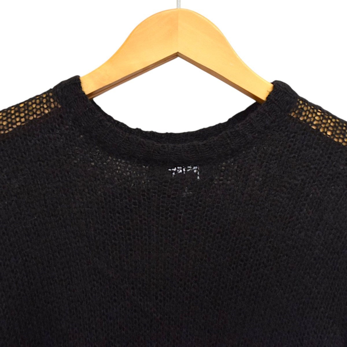 S Loose KnitSロゴ モヘア混ニット117205