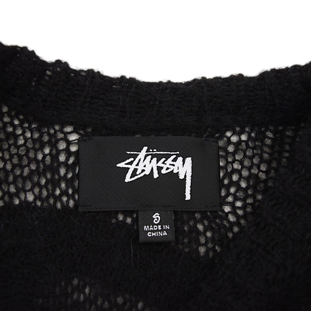 S Loose KnitSロゴ モヘア混ニット117205