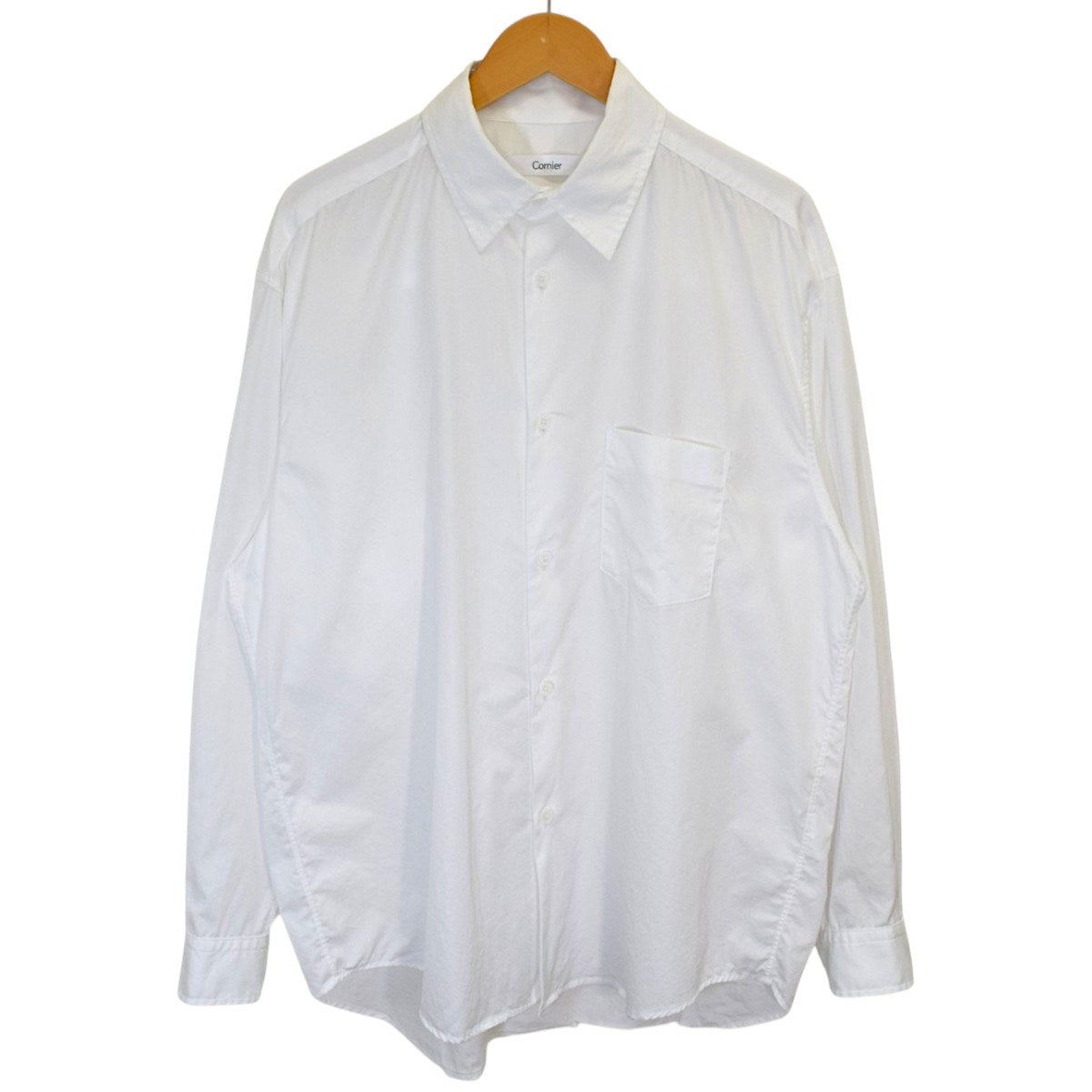 Cornier FINX COTTON TWILL REGULAR SHIRTSレギュラーカラーシャツ