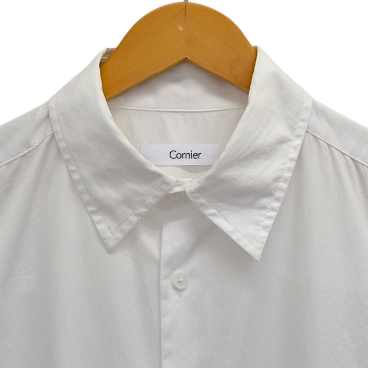 FINX COTTON TWILL REGULAR SHIRTSレギュラーカラーシャツ