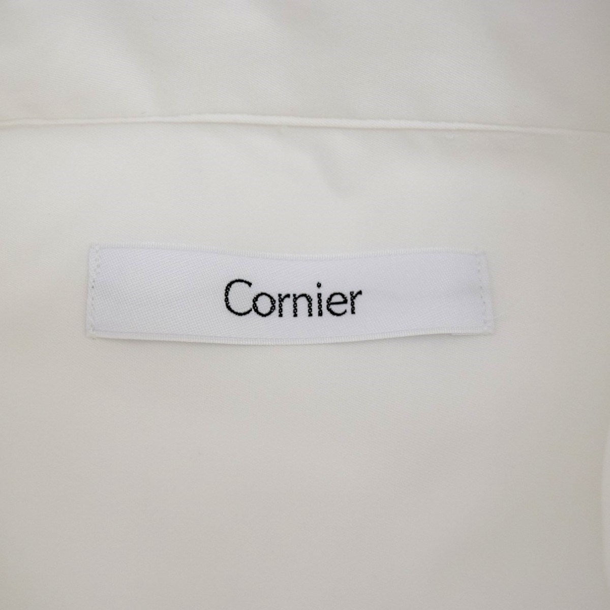 FINX COTTON TWILL REGULAR SHIRTSレギュラーカラーシャツ