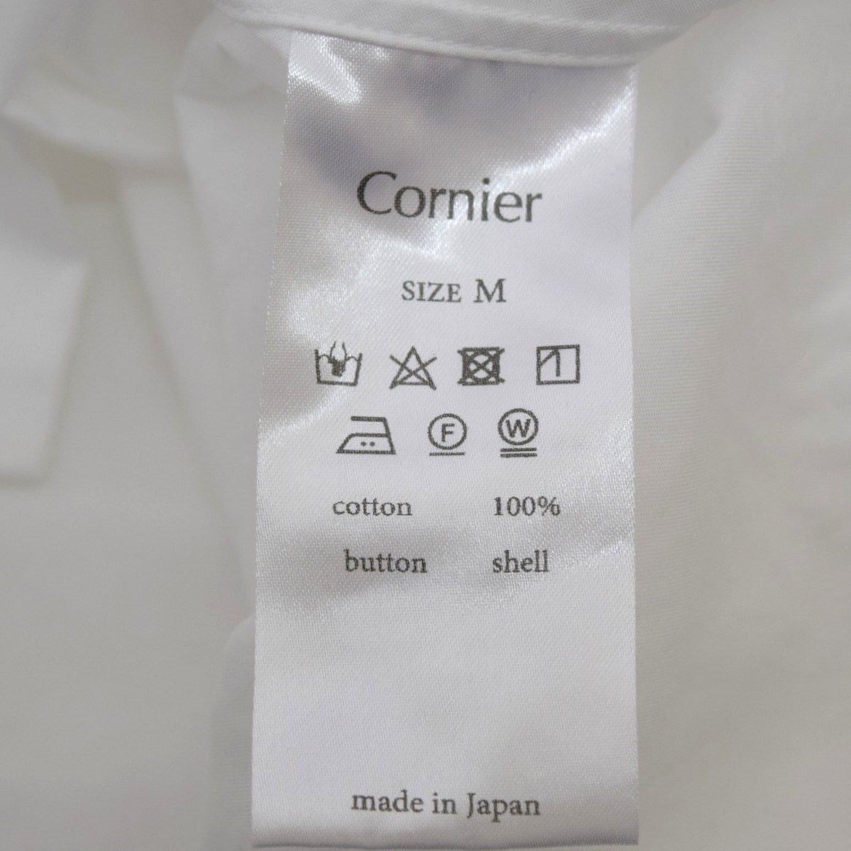 FINX COTTON TWILL REGULAR SHIRTSレギュラーカラーシャツ
