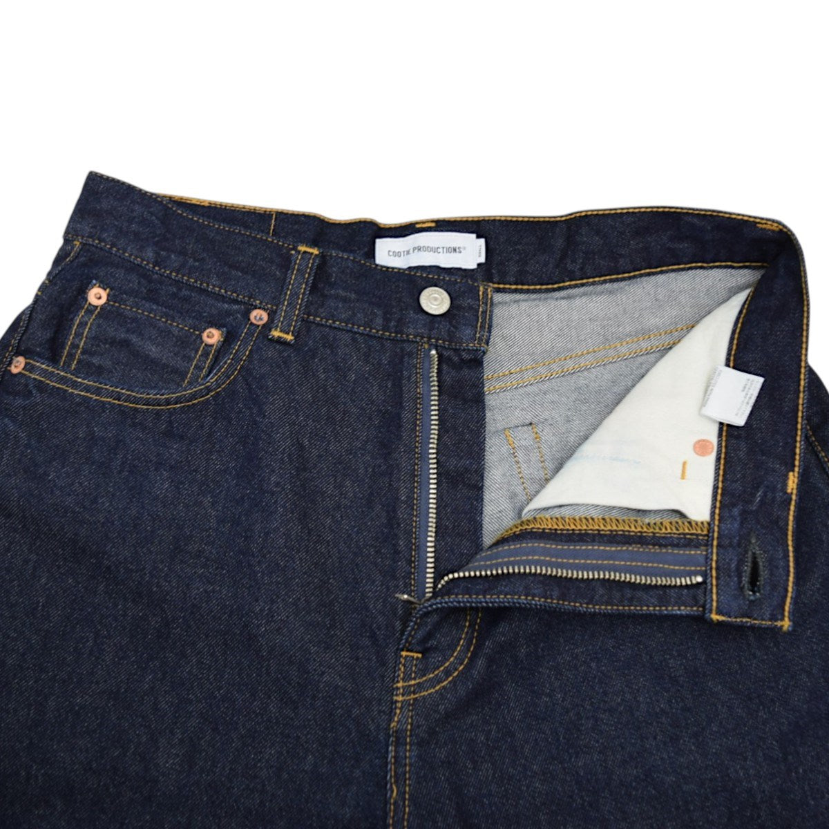 12．5oz Denim 5 Pocket Square Leg Pantsデニムパンツ
