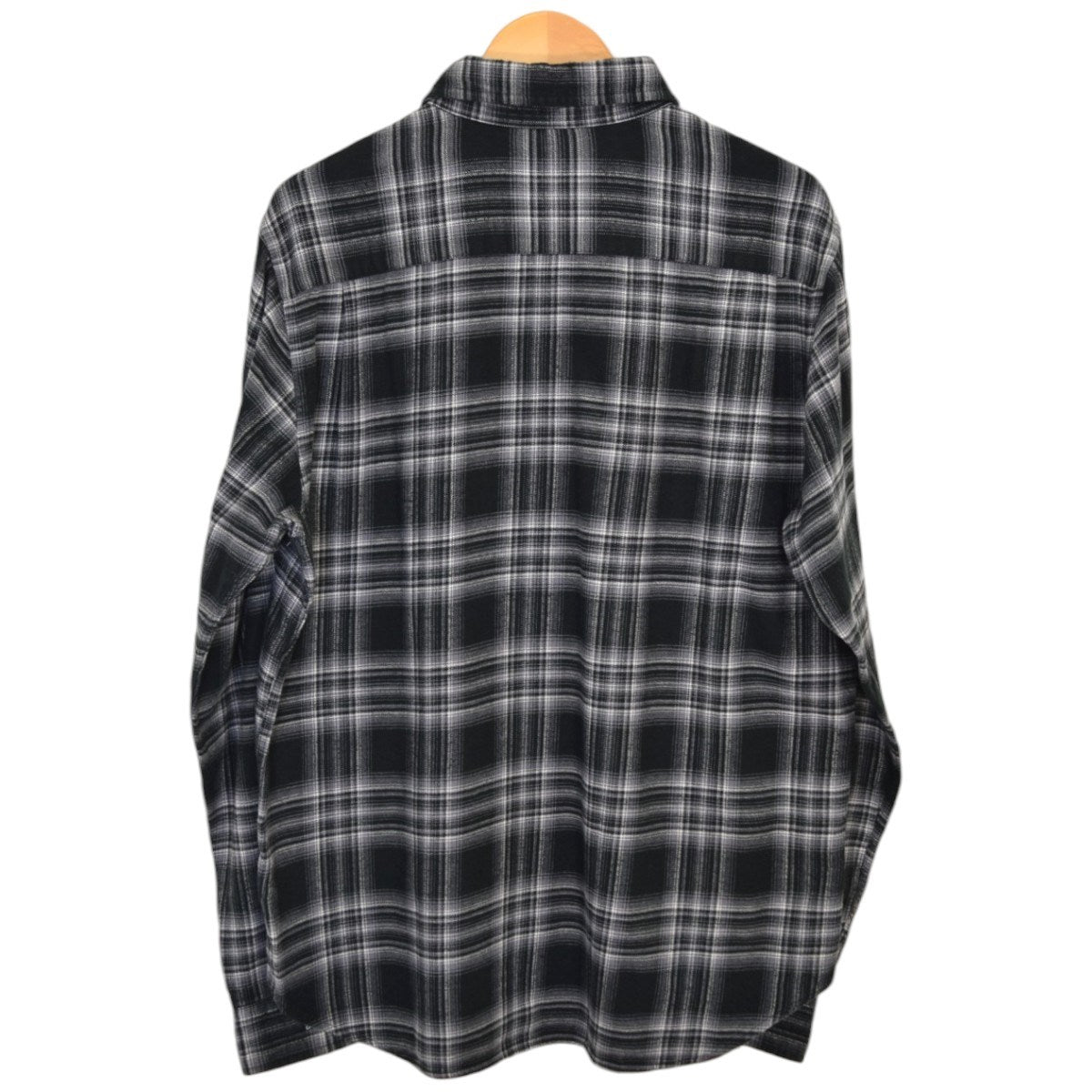 GOODENOUGH(グッドイナフ) フランネルチェックシャツ ブラック×グレー